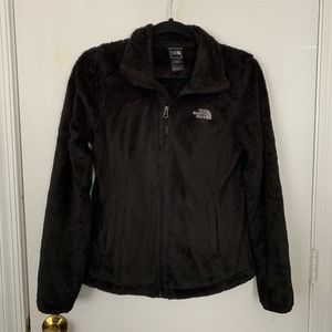 The North Face women's black fuzzy fleece
